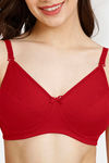 Rosaline Everyday Double Layered Non Wired 3/4th Coverage T-Shirt Bra - Ski Patrol — thumbnail 4